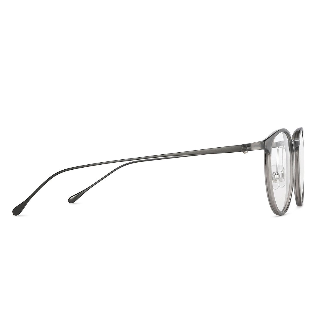 John Jacobs Gray Full Rim Round left side