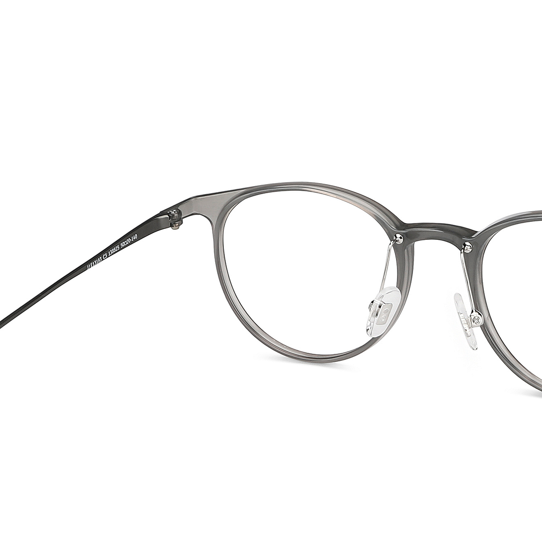 John Jacobs Gray Full Rim Round right side