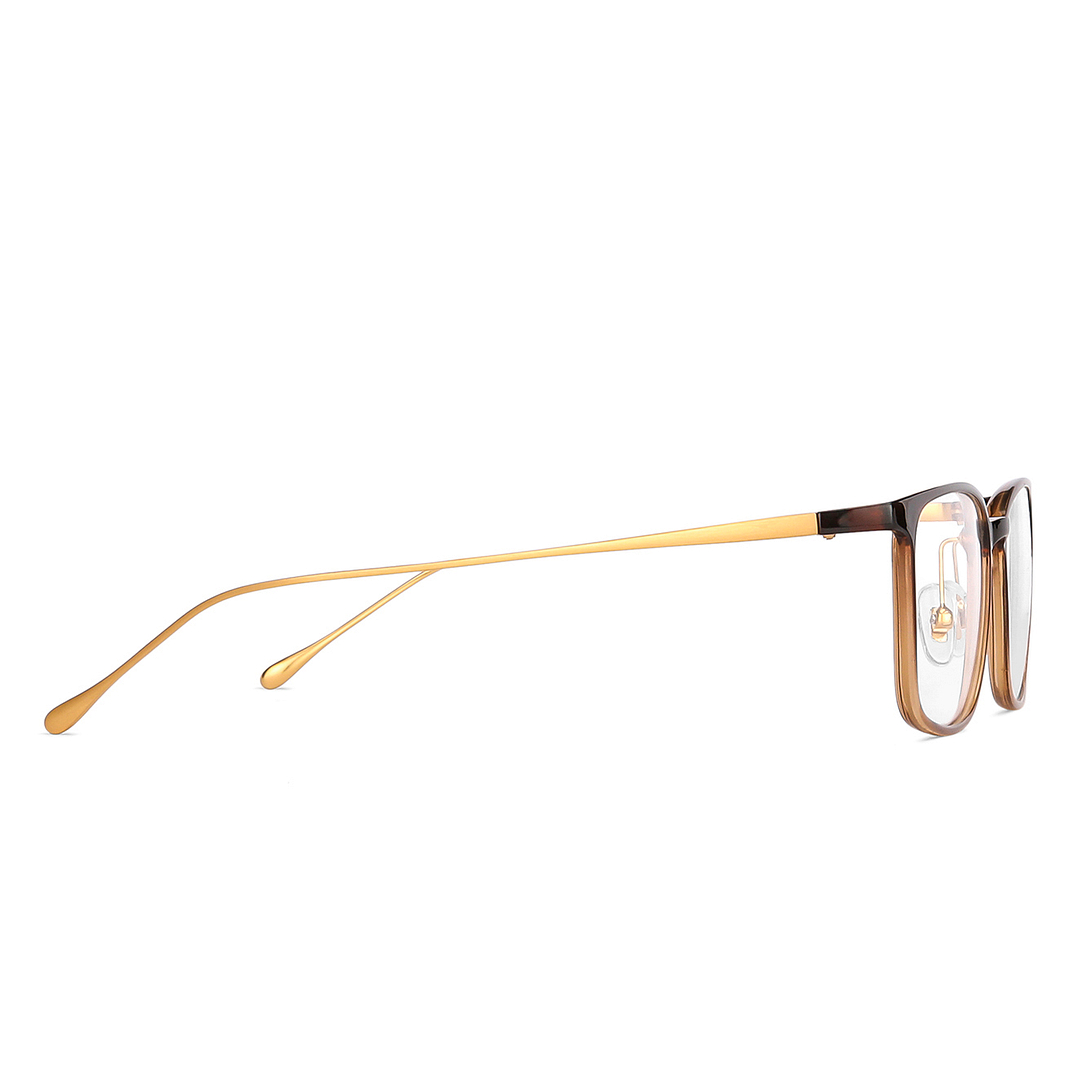 John Jacobs Online Dark Brown Full Rim Rectangle left side