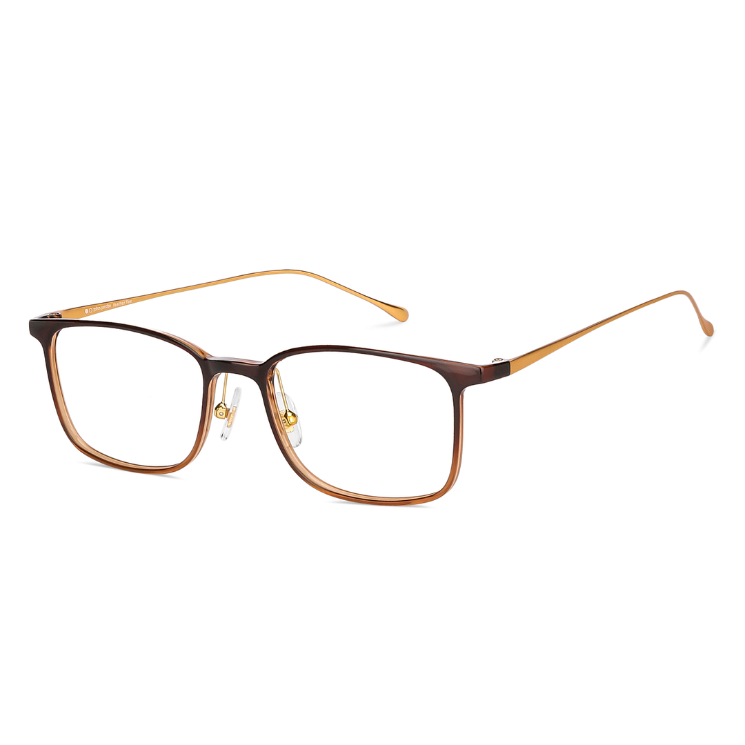 John Jacobs Online Dark Brown Full Rim Rectangle right side