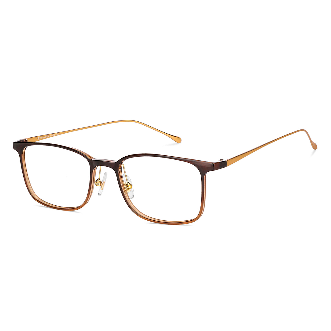 John Jacobs Online Dark Brown Full Rim Rectangle right side