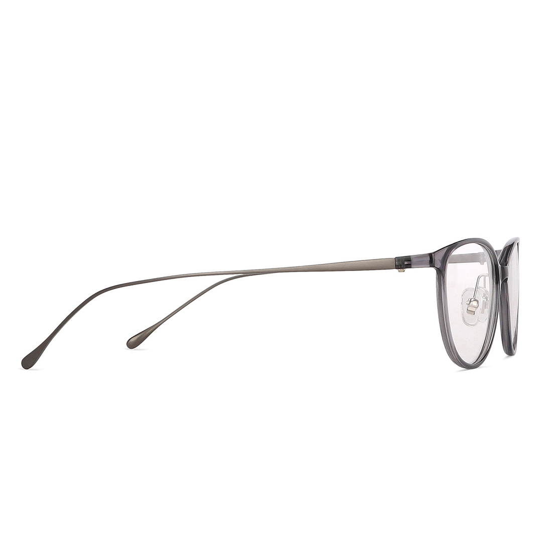 John Jacobs Dark Gray Full Rim Cat Eye left side