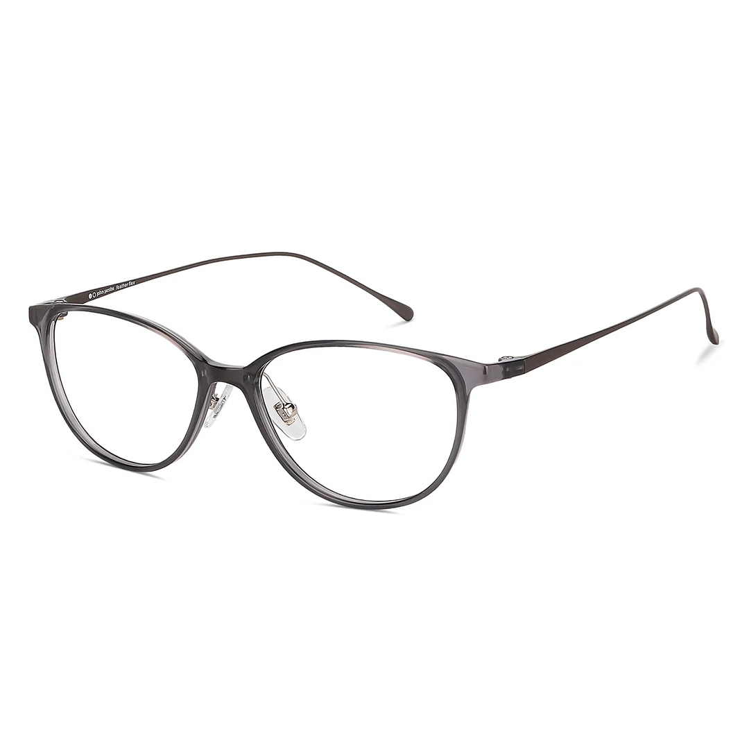 John Jacobs Dark Gray Full Rim Cat Eye right side