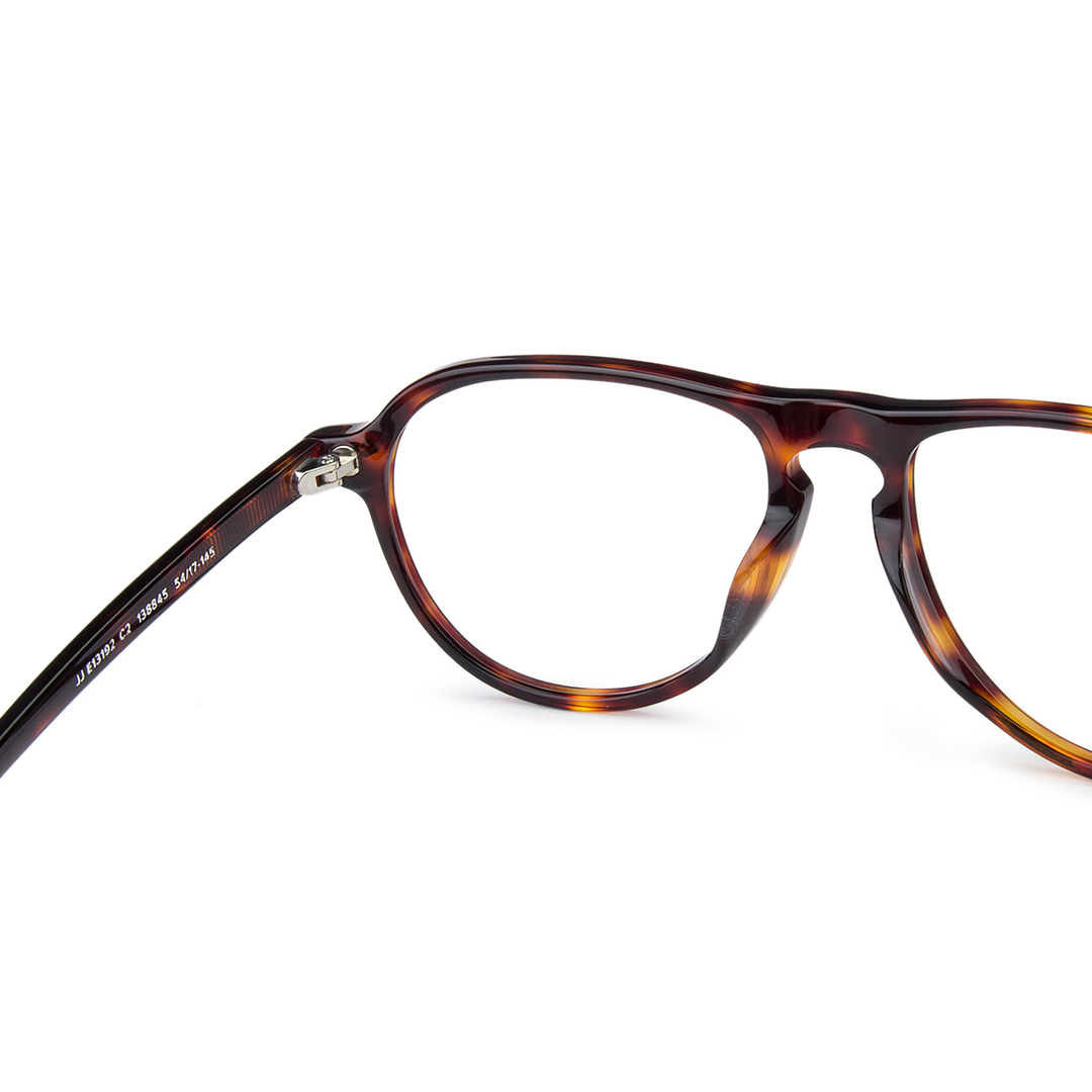 John Jacobs Online Light Brown Full Rim Aviator right side