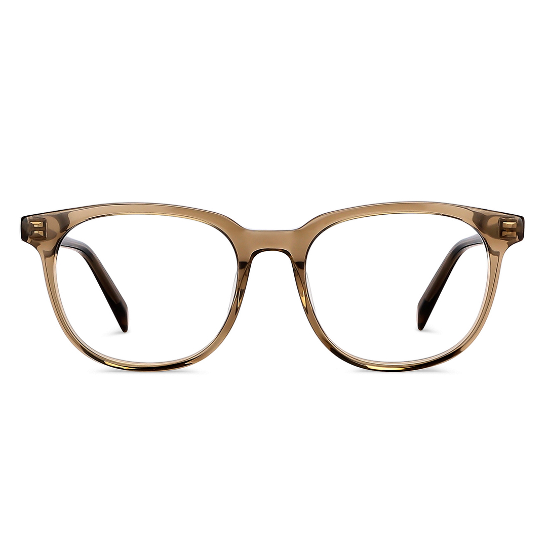 John Jacobs Light Brown Full Rim Square left side