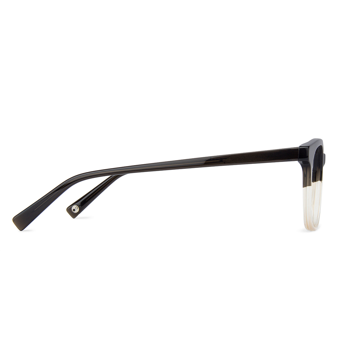 John Jacobs Screen Glasses Black Full Rim Square left side