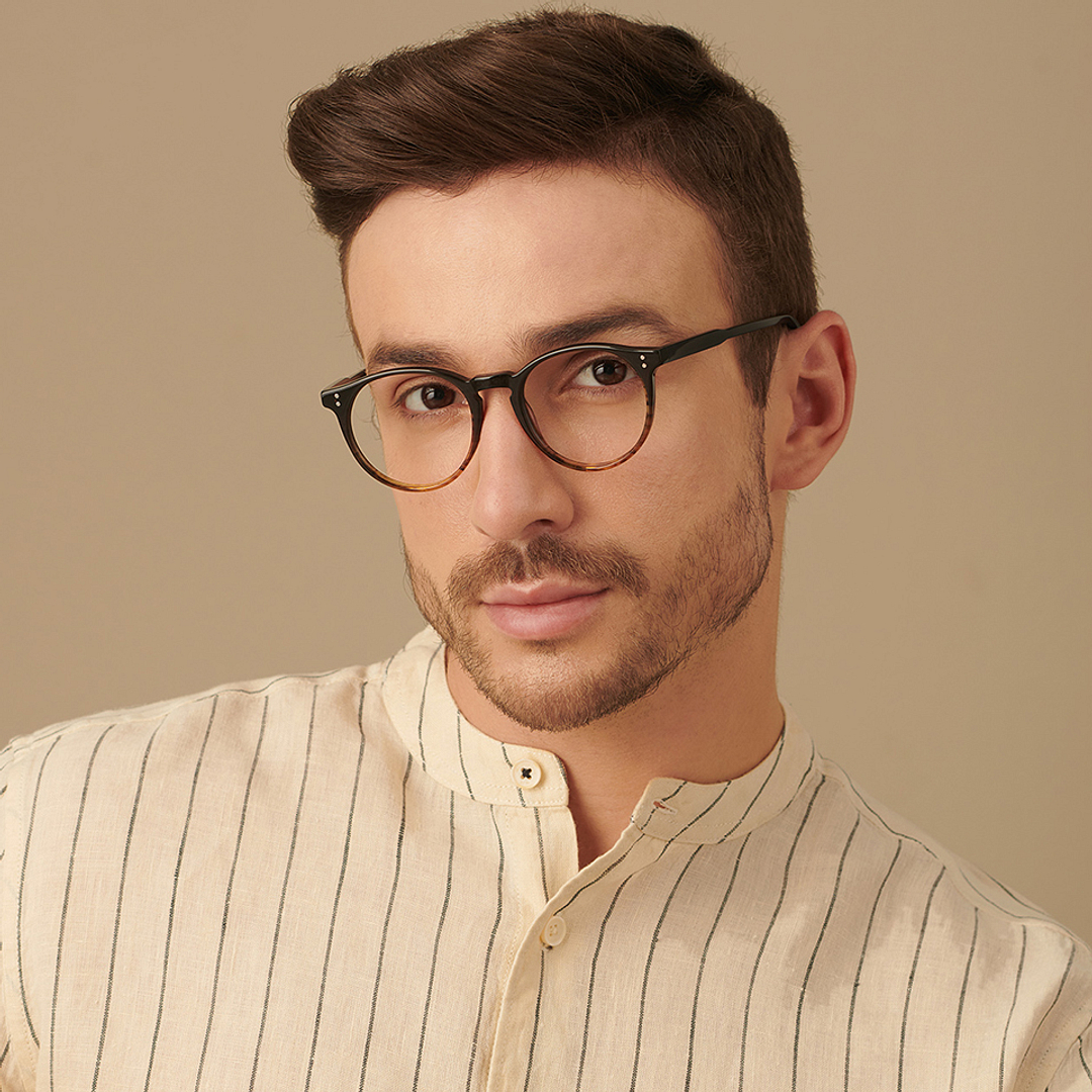 John Jacobs Online Dark Brown Full Rim Round right side