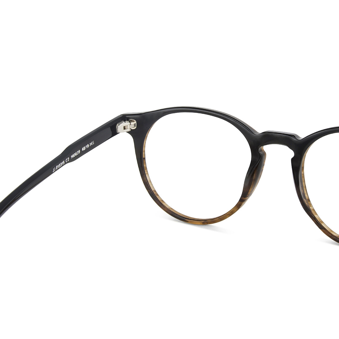 John Jacobs Online Dark Brown Full Rim Round left side