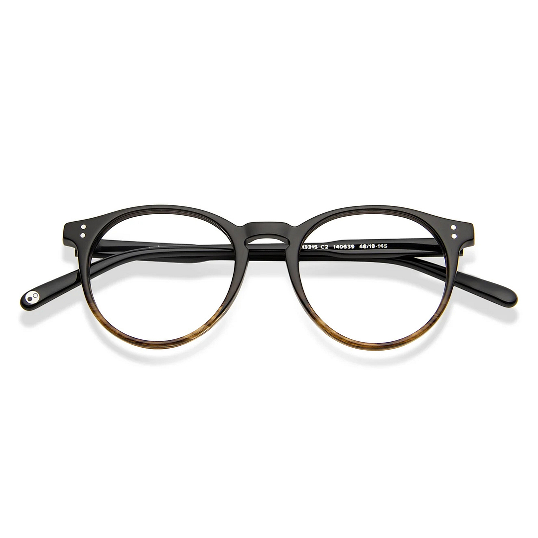 John Jacobs Online Dark Brown Full Rim Round right side