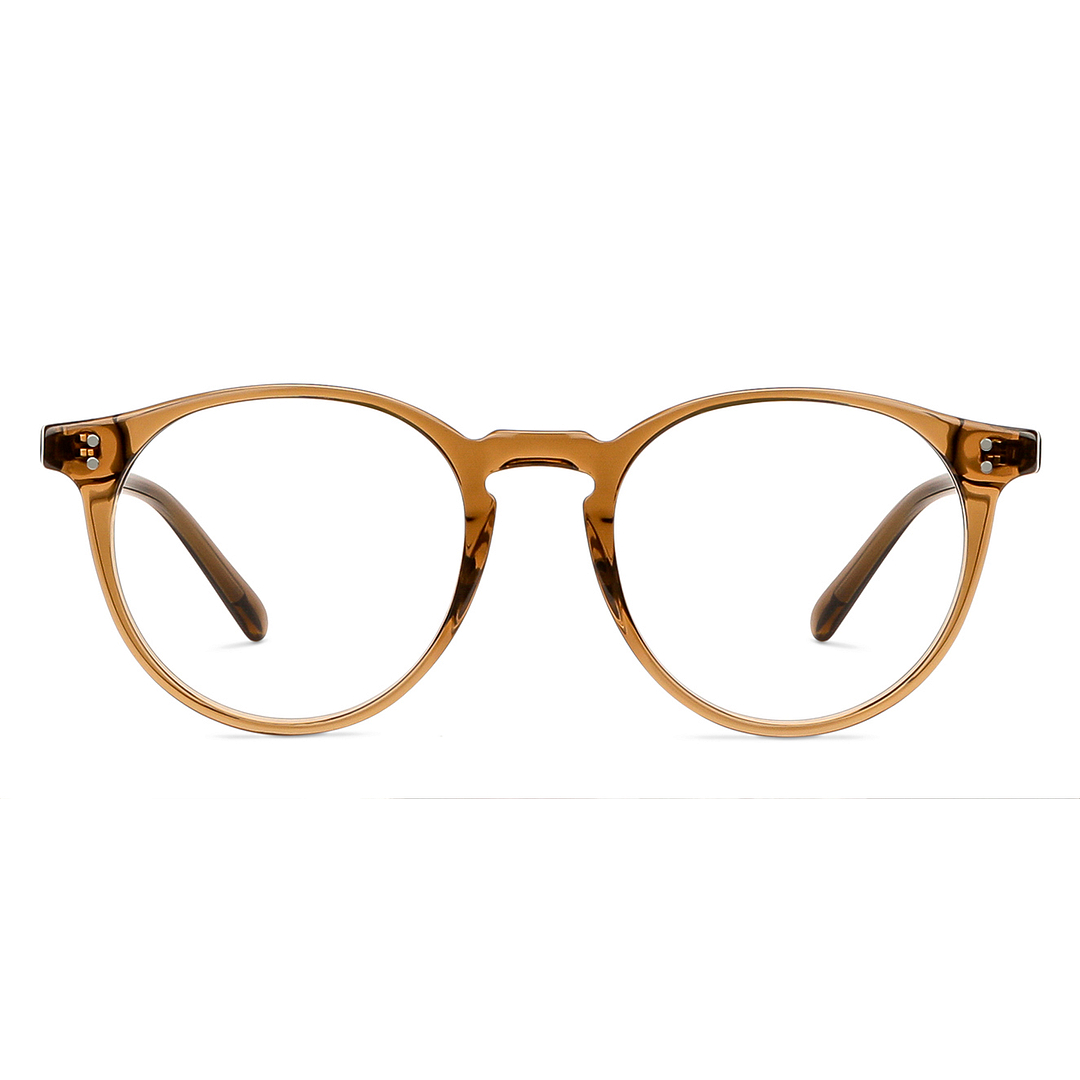 John Jacobs Online Light Brown Full Rim Round right side