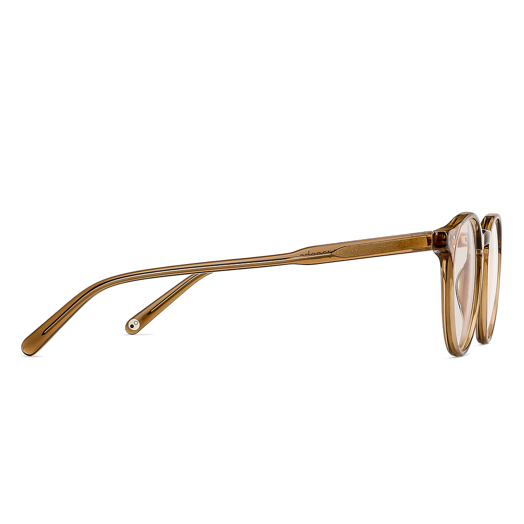 John Jacobs Online Light Brown Full Rim Round left side