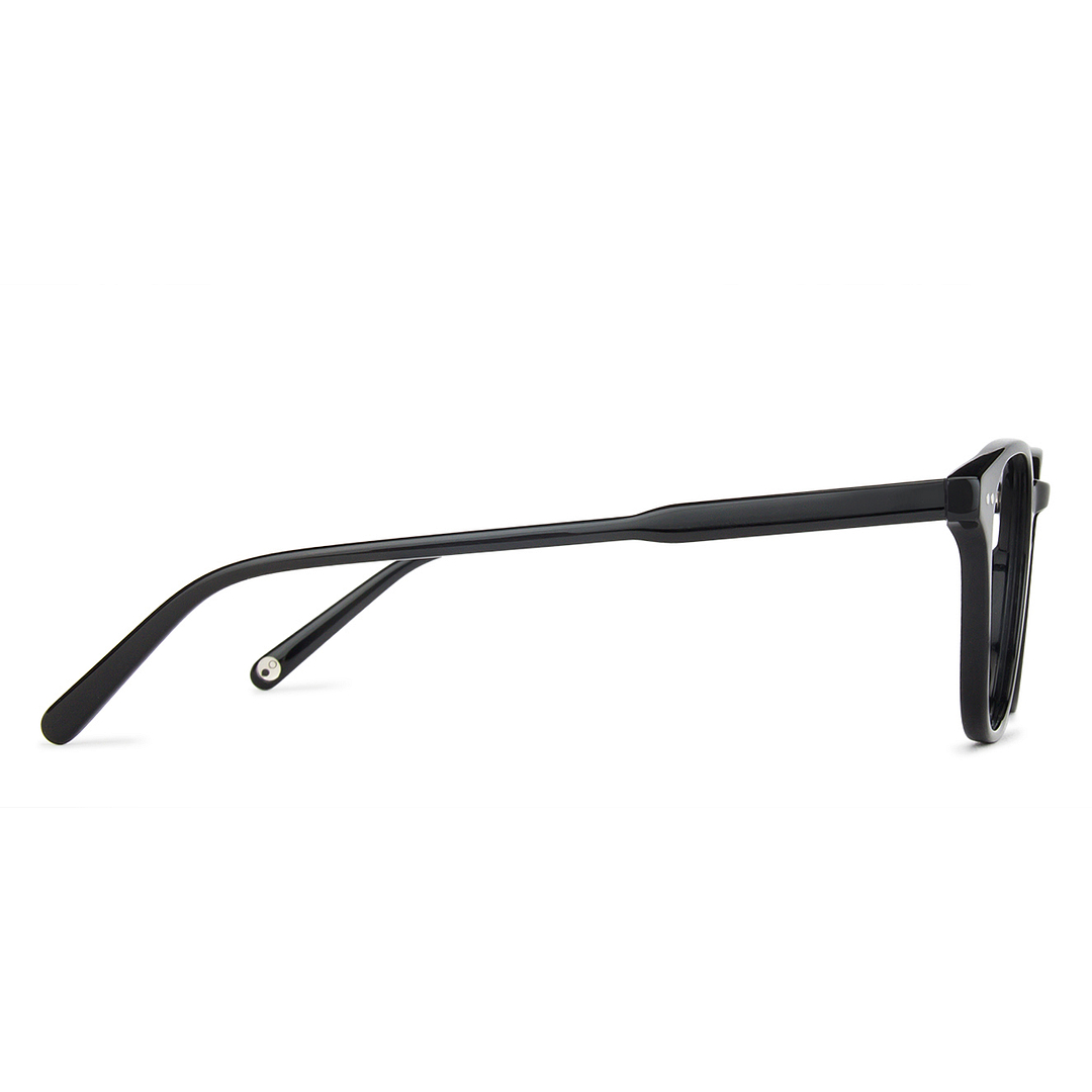 John Jacobs Online Black Full Rim Round left side