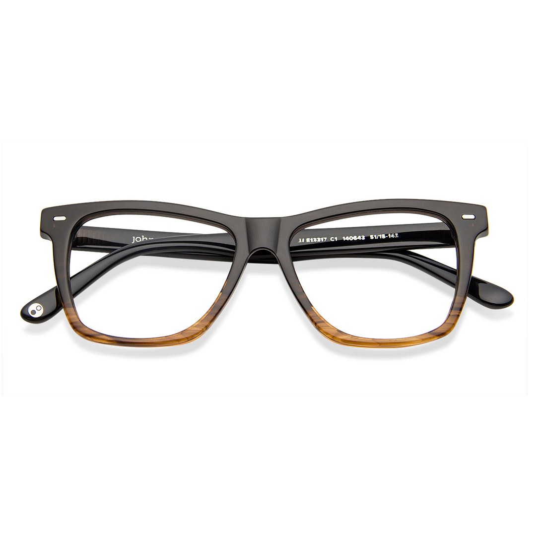 John Jacobs Online Dark Brown Full Rim Square left side