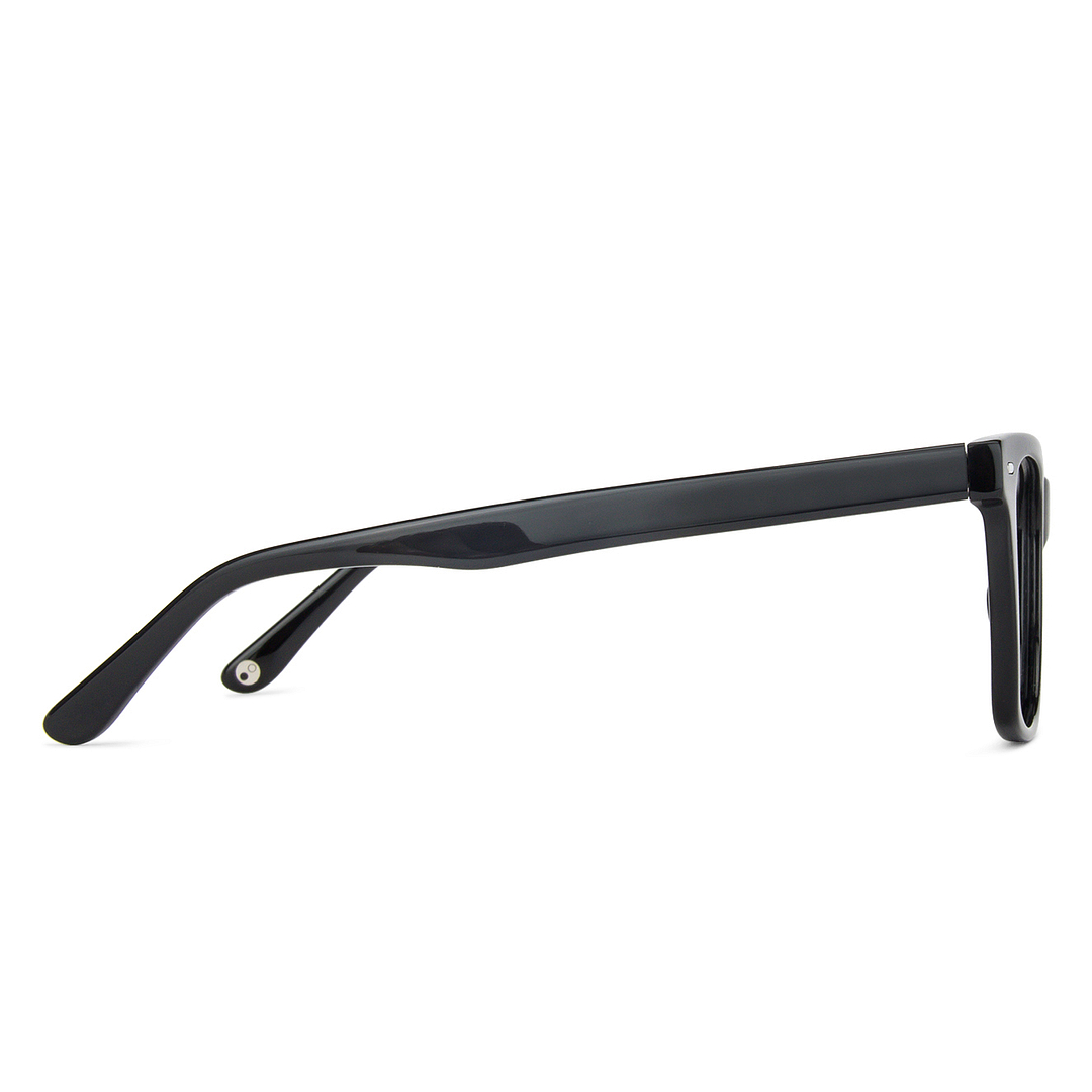 John Jacobs Online Black Full Rim Square left side