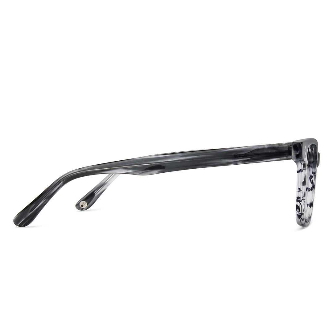 John Jacobs Online Dark Gray Full Rim Square left side