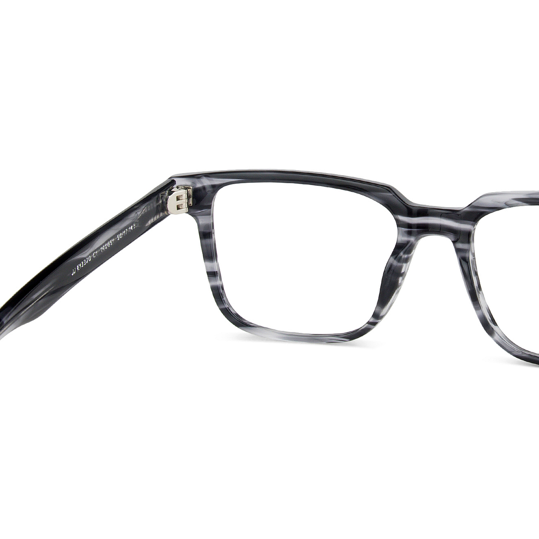John Jacobs Online Dark Gray Full Rim Square right side