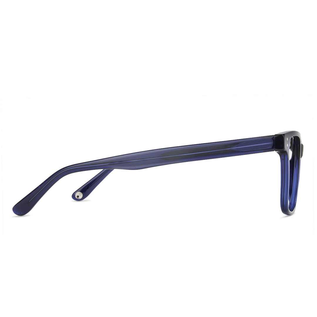 John Jacobs Online Sky Blue Full Rim Square left side