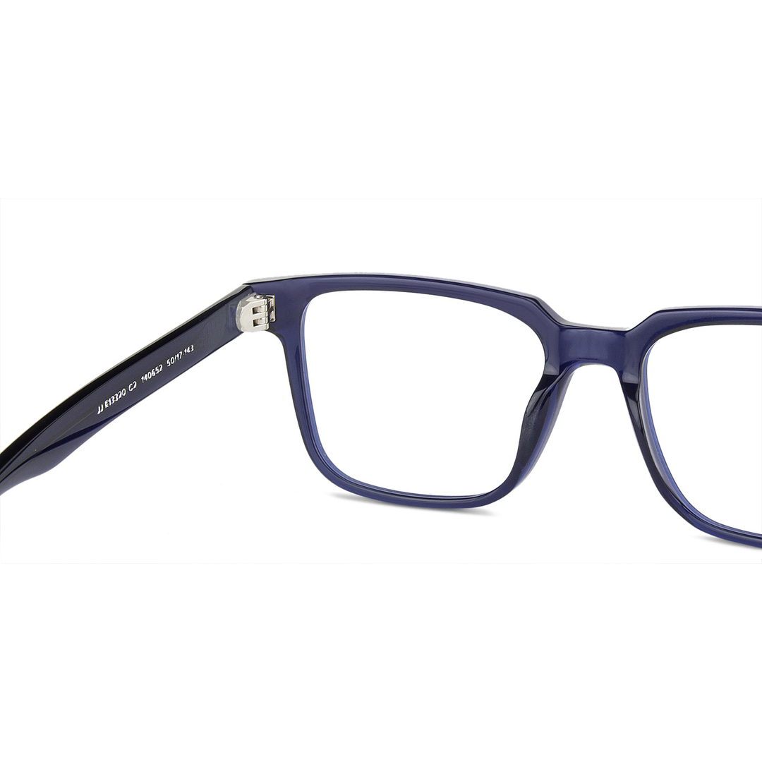 John Jacobs Online Sky Blue Full Rim Square right side