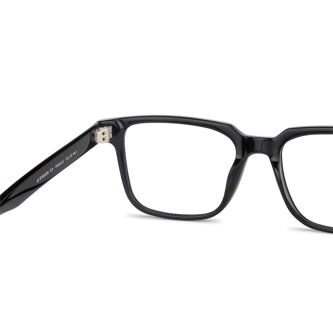 John Jacobs Online Black Full Rim Square right side