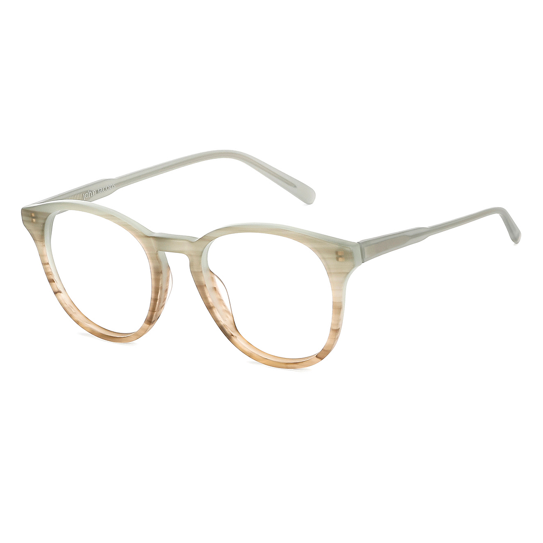 John Jacobs Online Dark Gray Full Rim Round left side