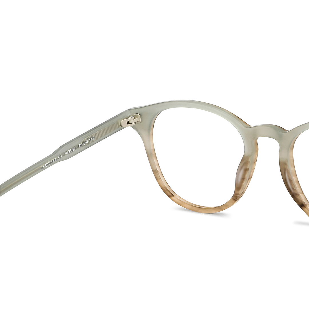 John Jacobs Online Dark Gray Full Rim Round right side