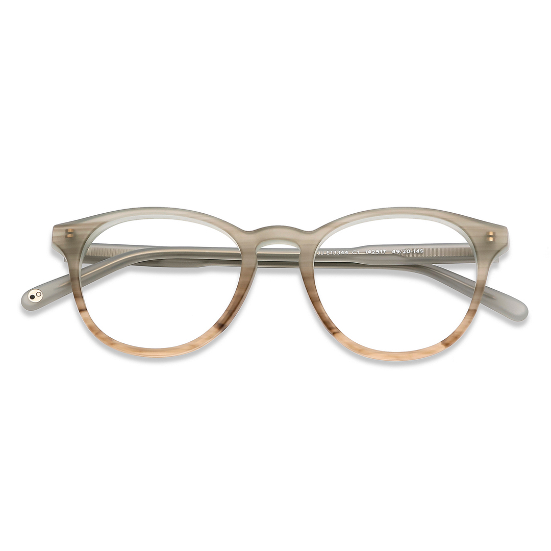 John Jacobs Online Dark Gray Full Rim Round left side