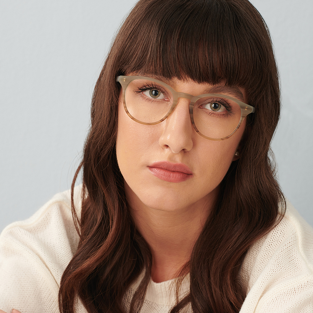 John Jacobs Online Dark Gray Full Rim Round left side