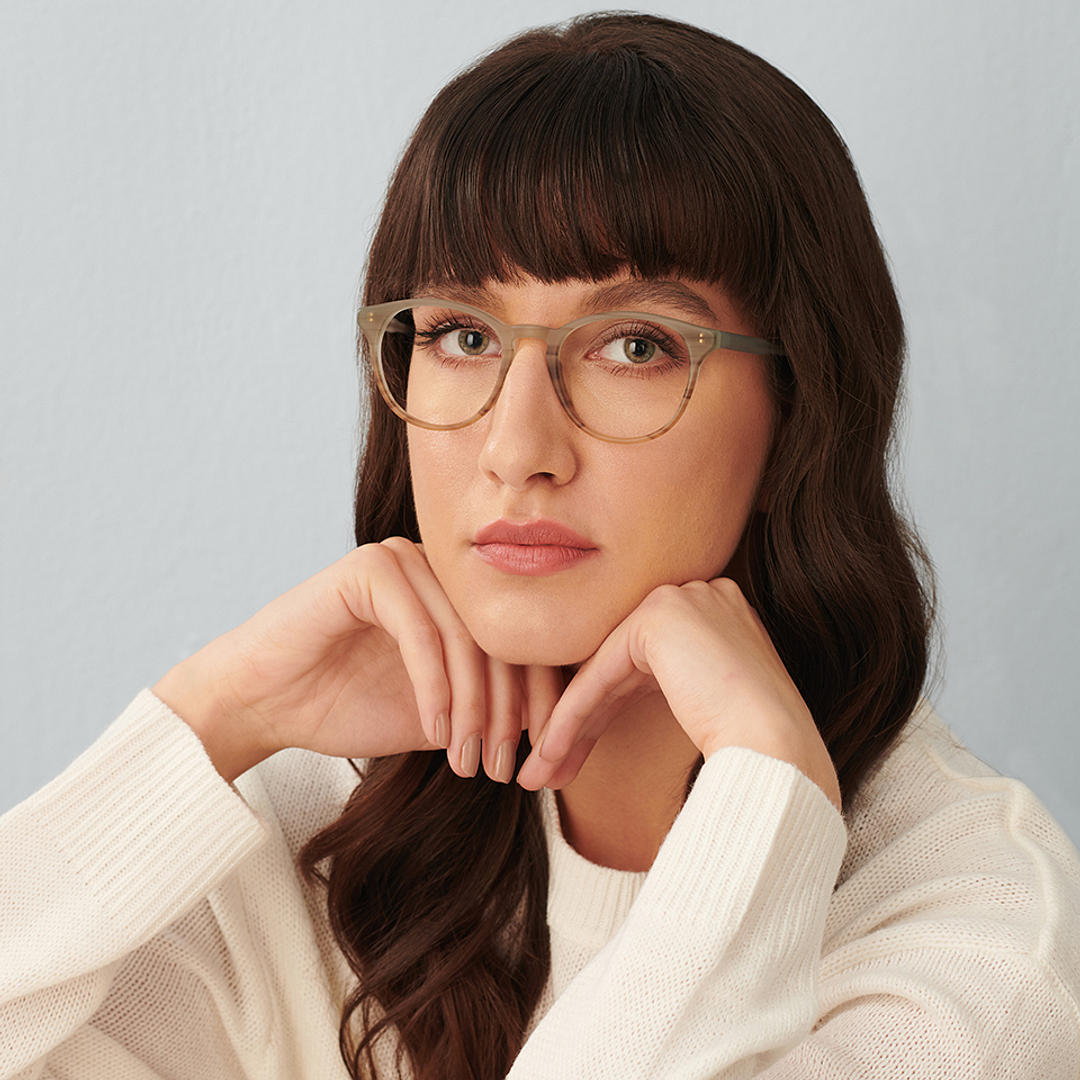 John Jacobs Online Dark Gray Full Rim Round right side