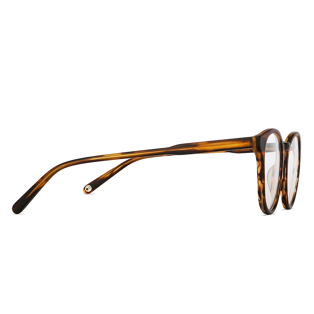 John Jacobs Online Light Brown Full Rim Round left side
