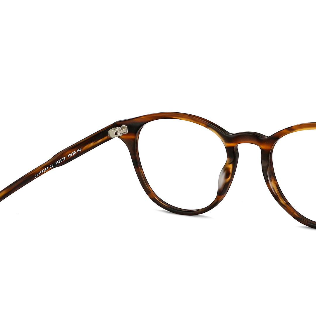 John Jacobs Online Light Brown Full Rim Round right side