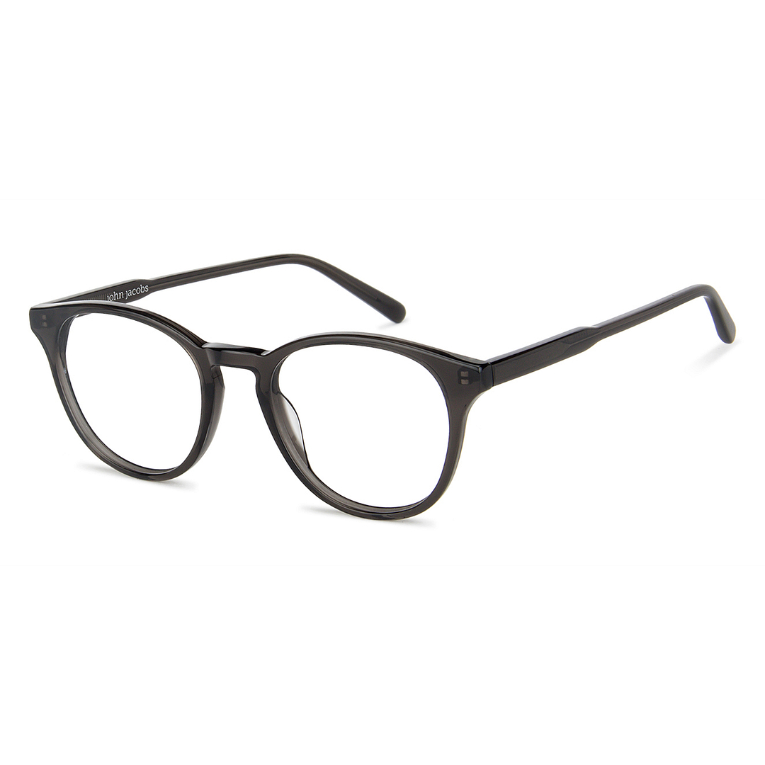 John Jacobs Online Gray Full Rim Round right side