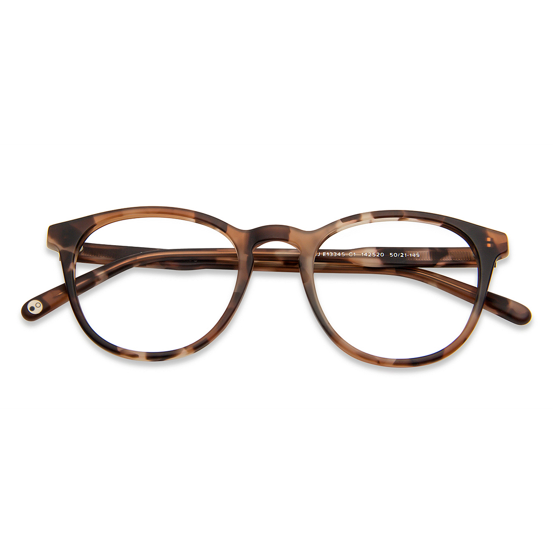 John Jacobs Online Tortoise Full Rim Round left side