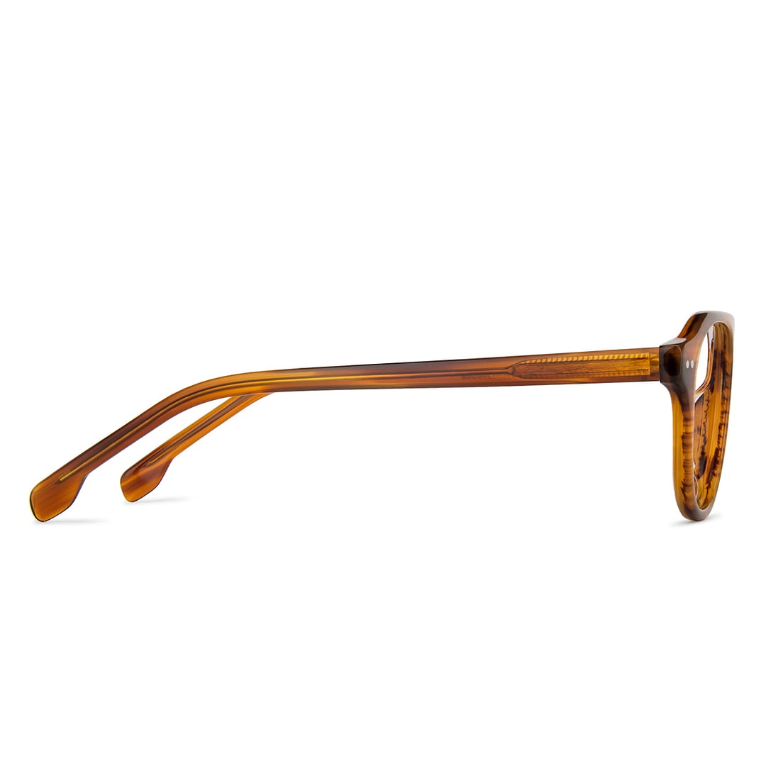 John Jacobs Online Light Brown Full Rim Round right side