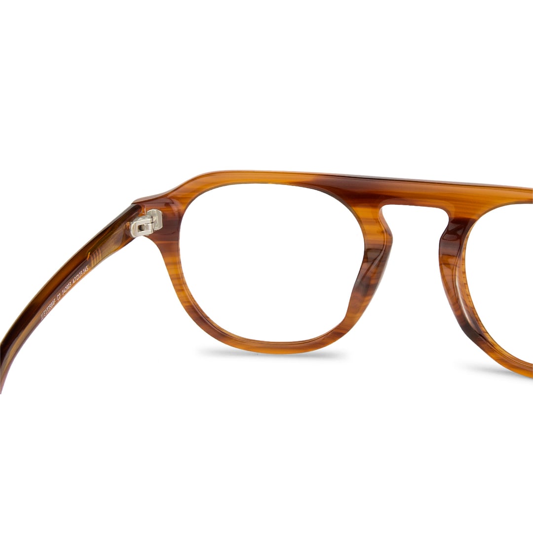 John Jacobs Online Light Brown Full Rim Round left side