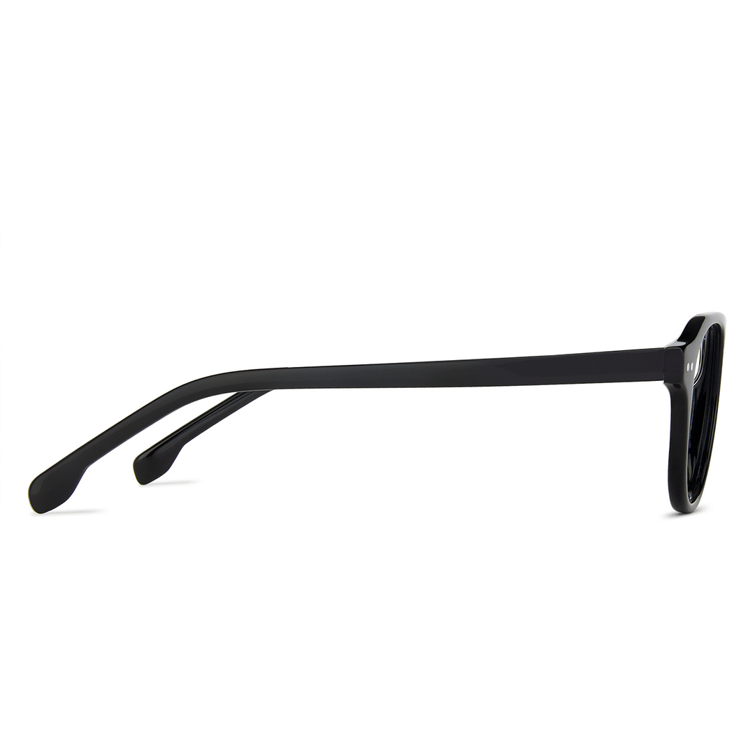 John Jacobs Online Black Full Rim Round right side