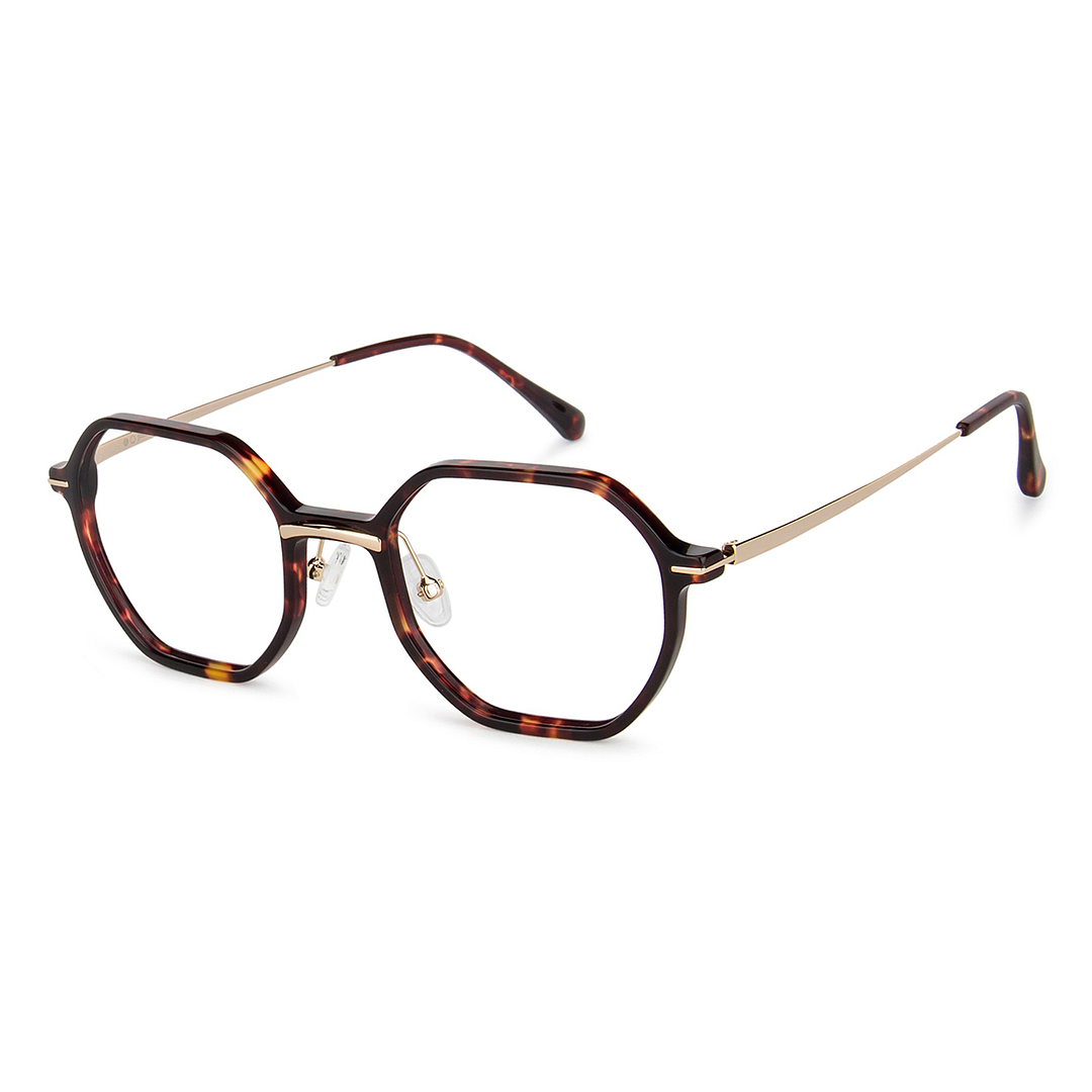 John Jacobs Online Tortoise Full Rim Hexagonal left side