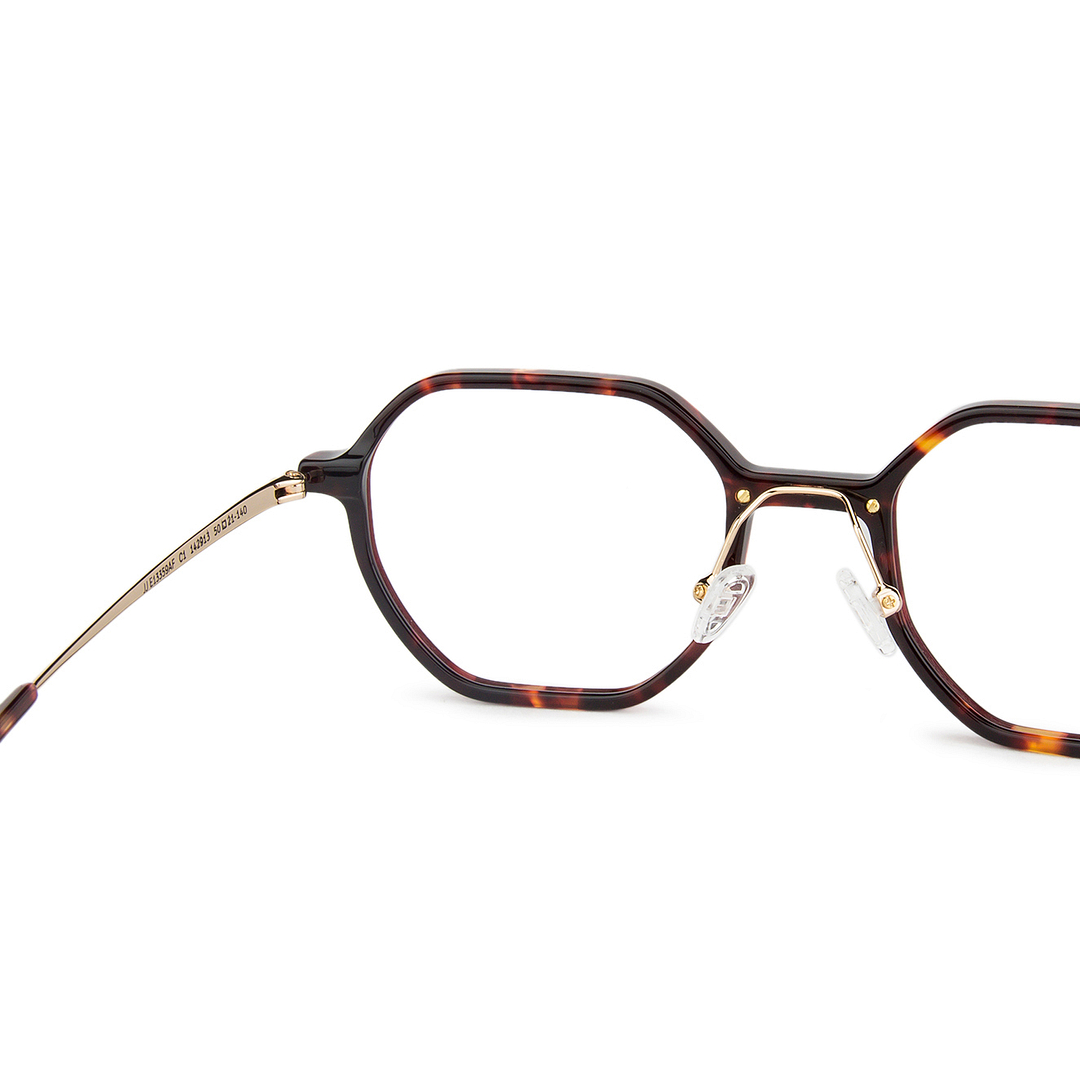 John Jacobs Online Tortoise Full Rim Hexagonal left side