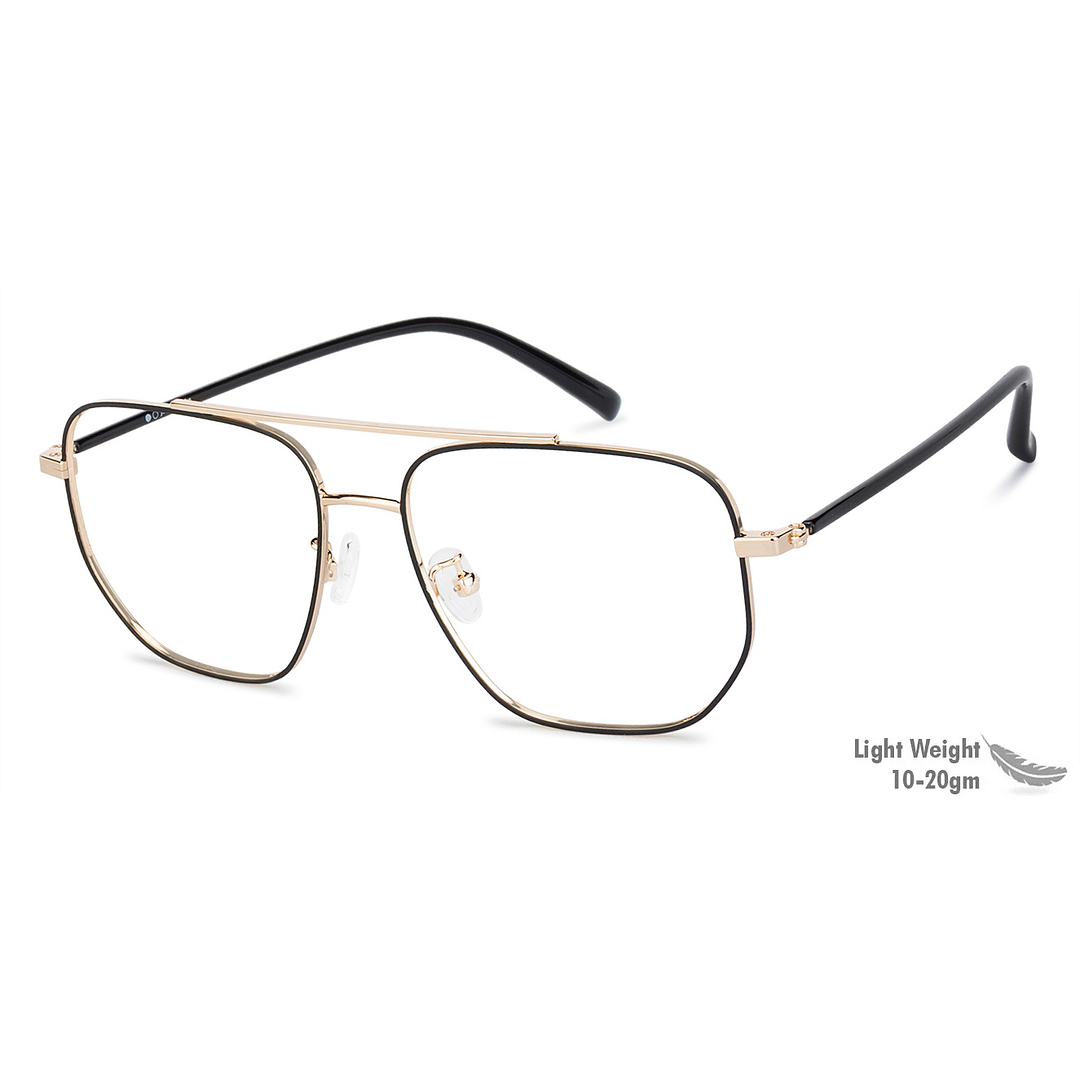 John Jacobs Online Gold Full Rim Square left side