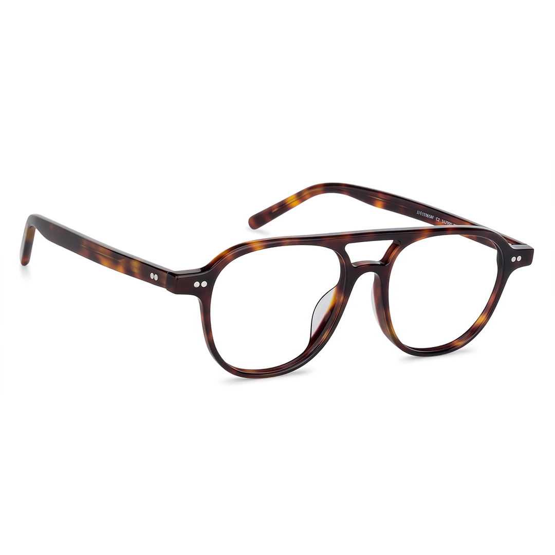 John Jacobs Tortoise Full Rim Aviator left side