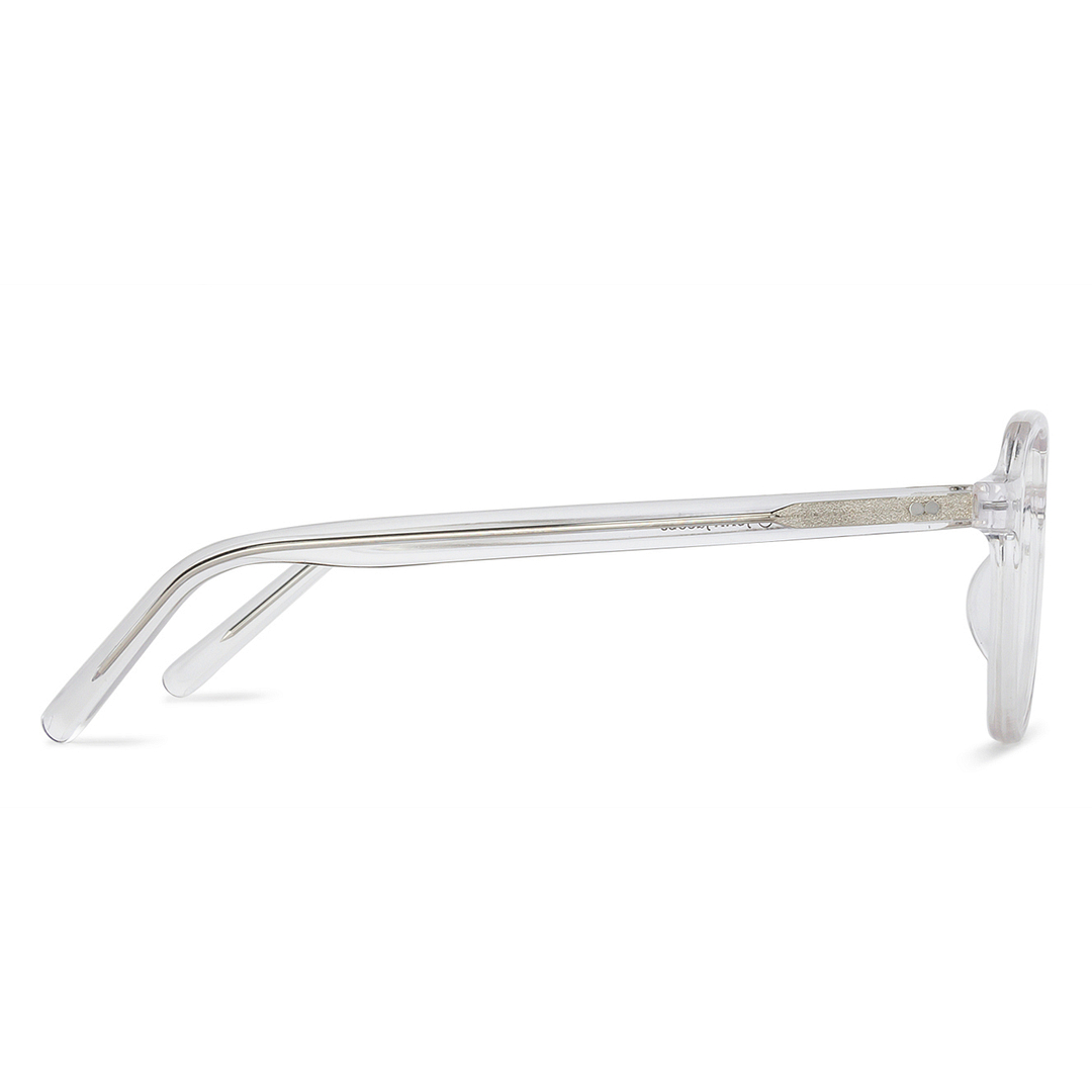 John Jacobs Online Crystal Transparent Full Rim Aviator right side