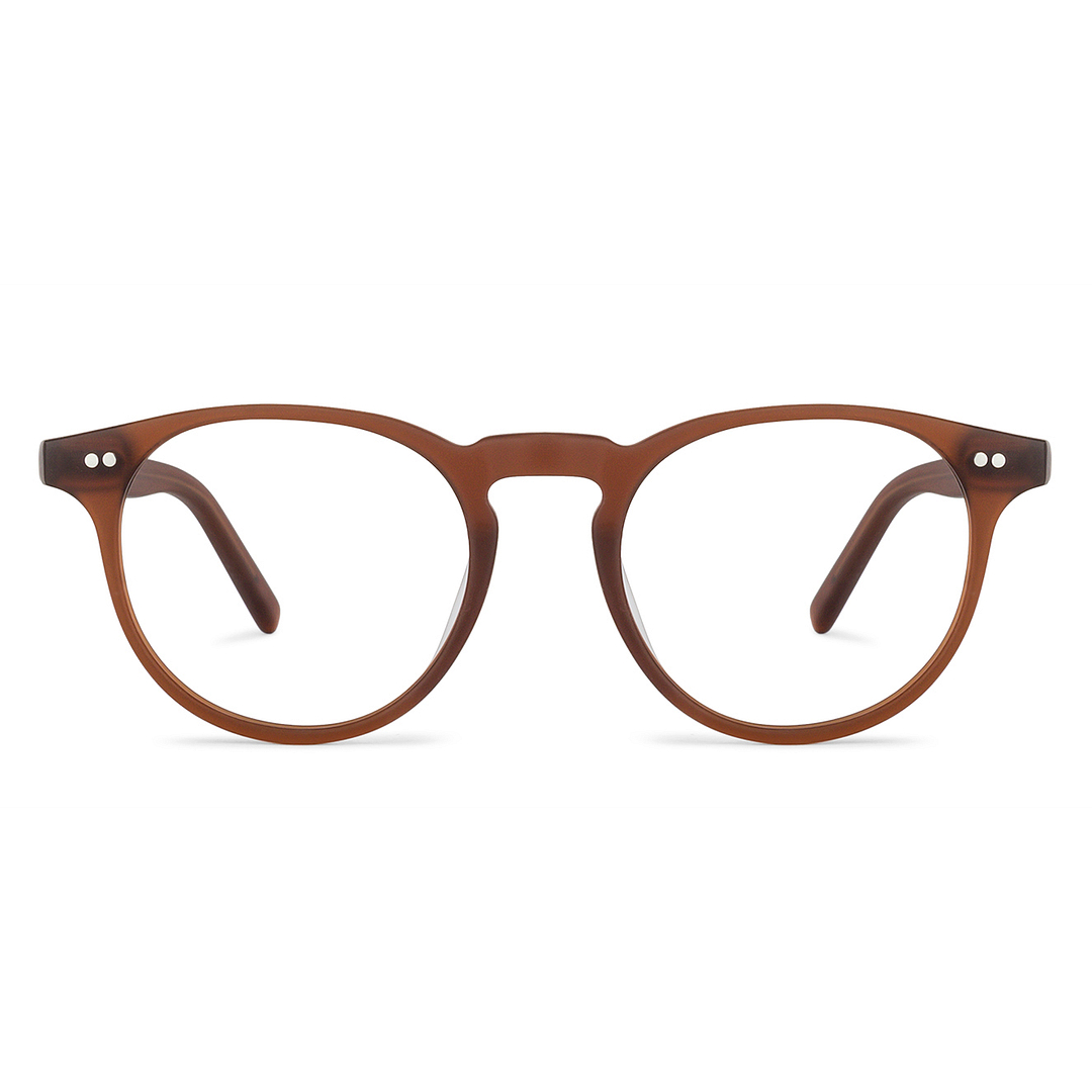 John Jacobs Online Light Brown Full Rim Round right side
