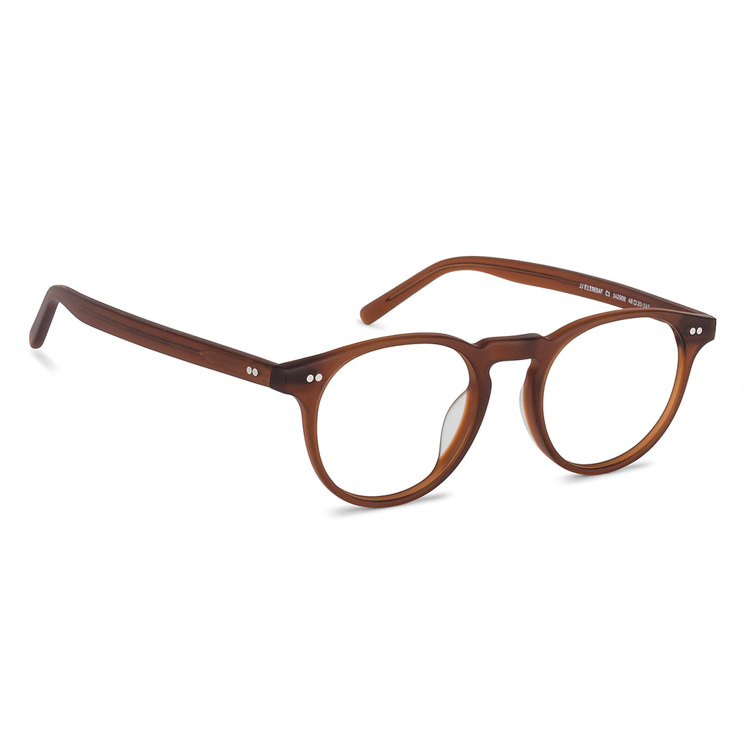 John Jacobs Online Light Brown Full Rim Round left side