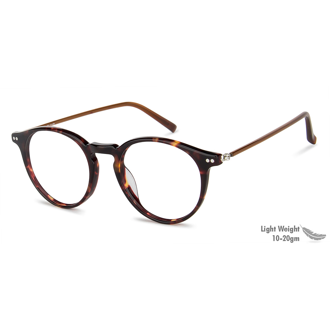 John Jacobs Tortoise Full Rim Round left side