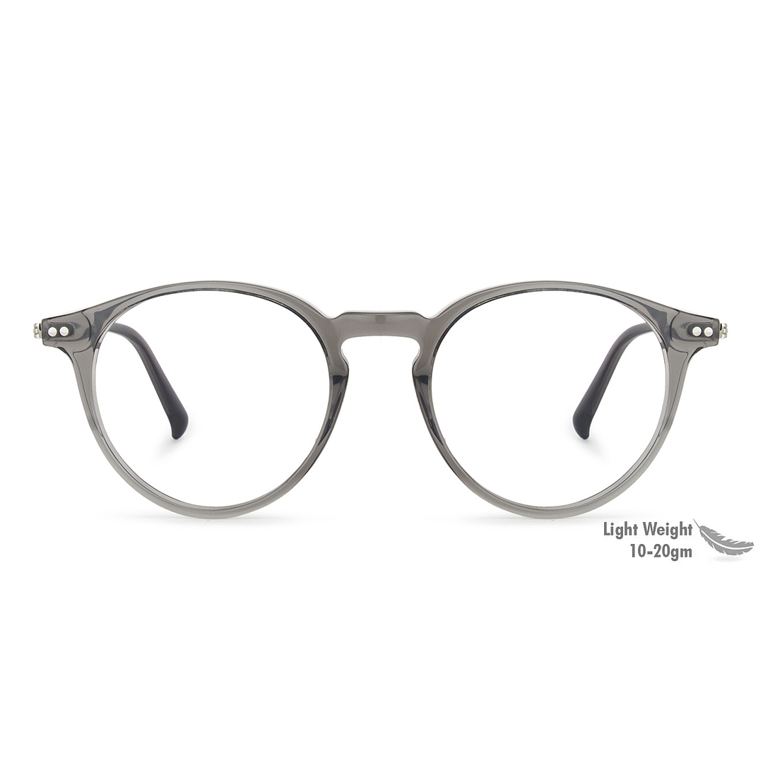 John Jacobs Gray Full Rim Round right side