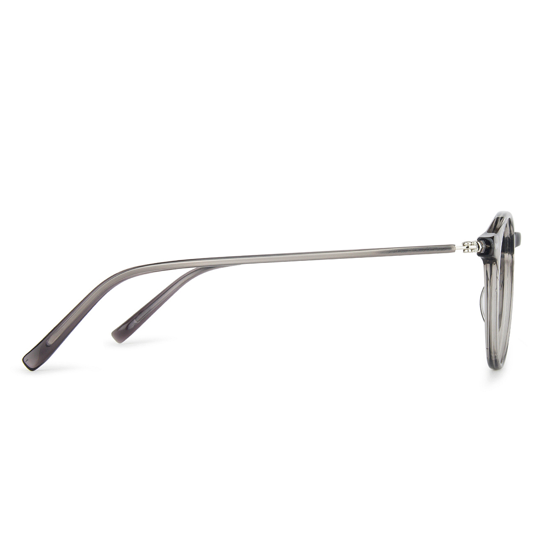 John Jacobs Gray Full Rim Round left side