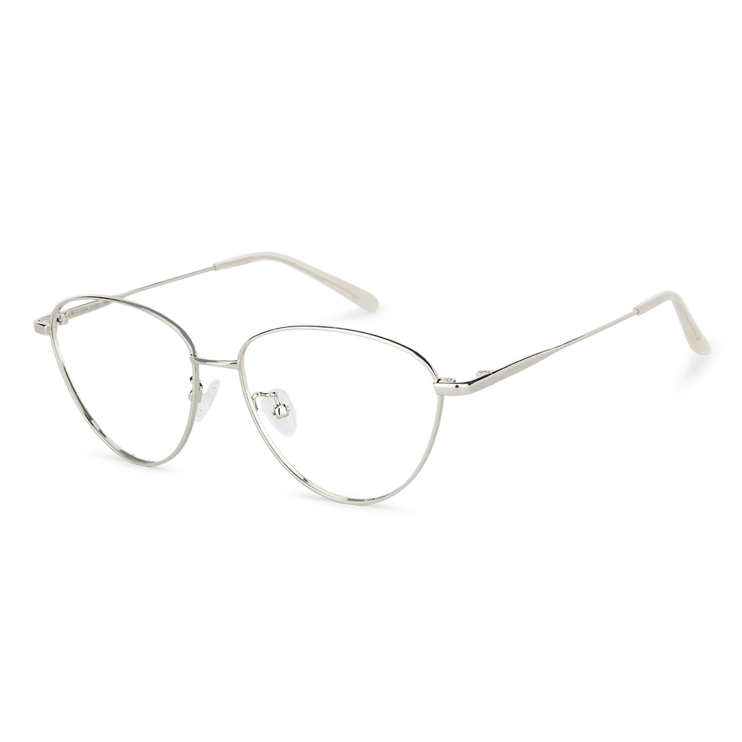 John Jacobs Online Silver Full Rim Round left side