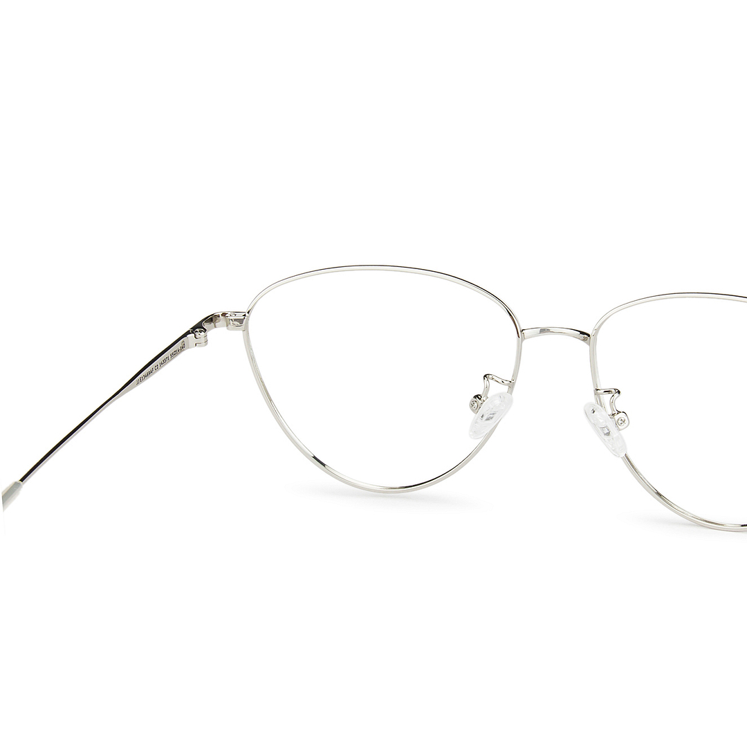 John Jacobs Online Silver Full Rim Round left side