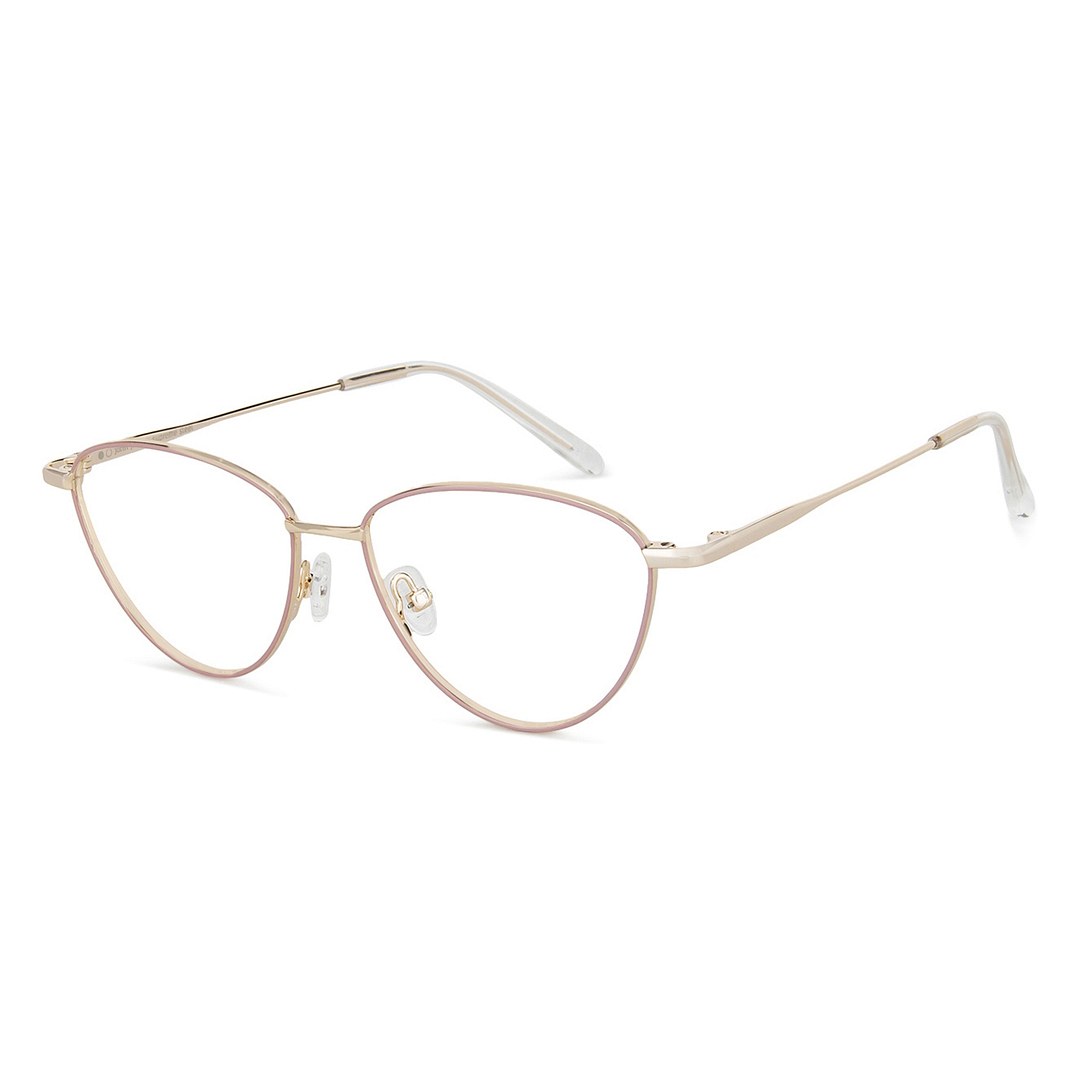 John Jacobs Online Rose Gold Full Rim Cat Eye right side