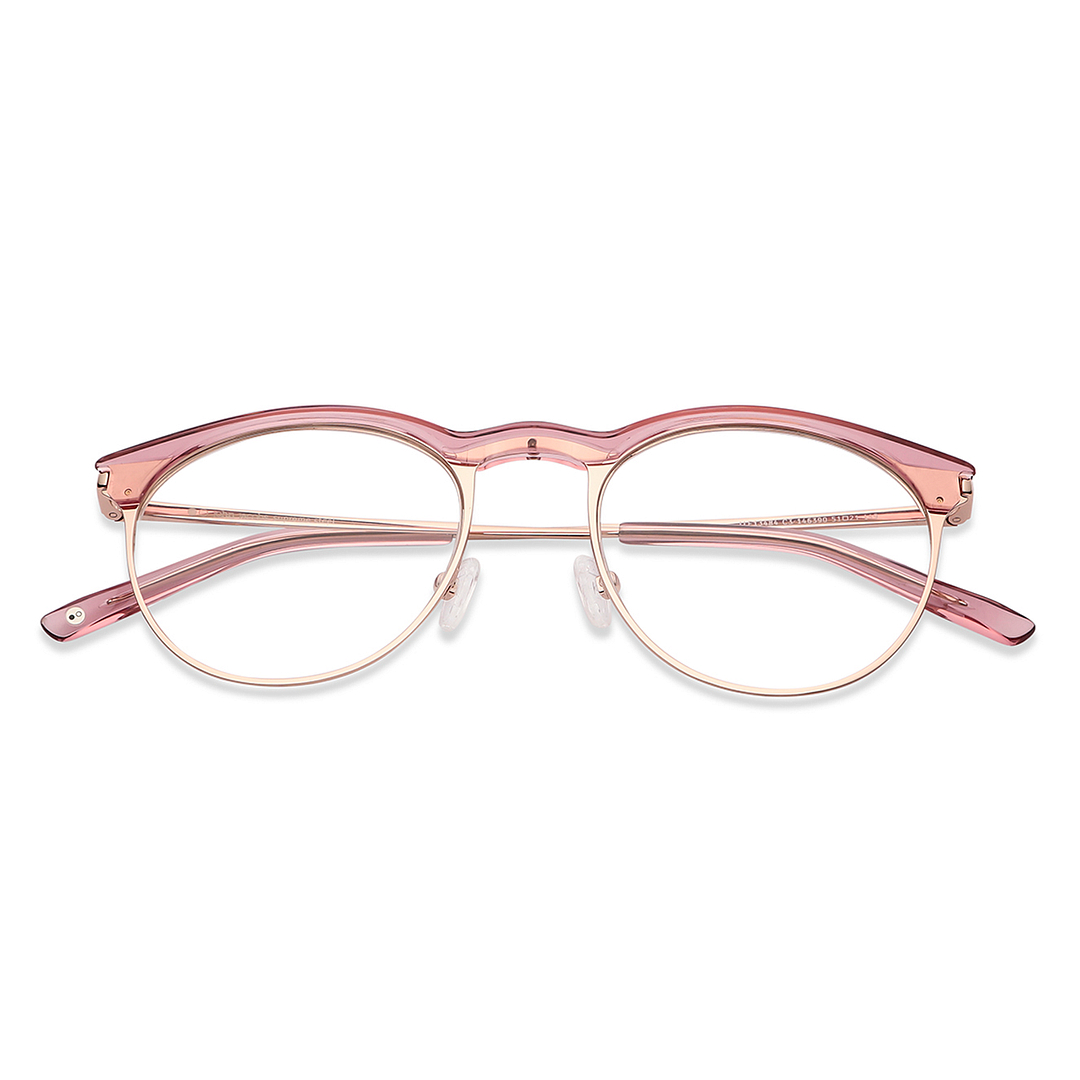 John Jacobs Online Rose Gold Full Rim Cat Eye left side