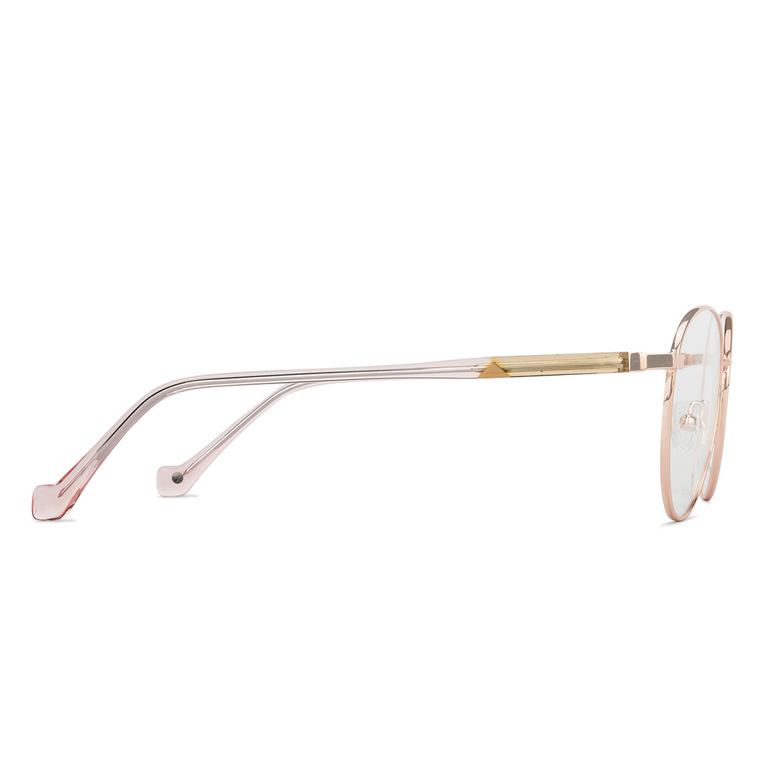 John Jacobs Gold Full Rim Cat Eye left side